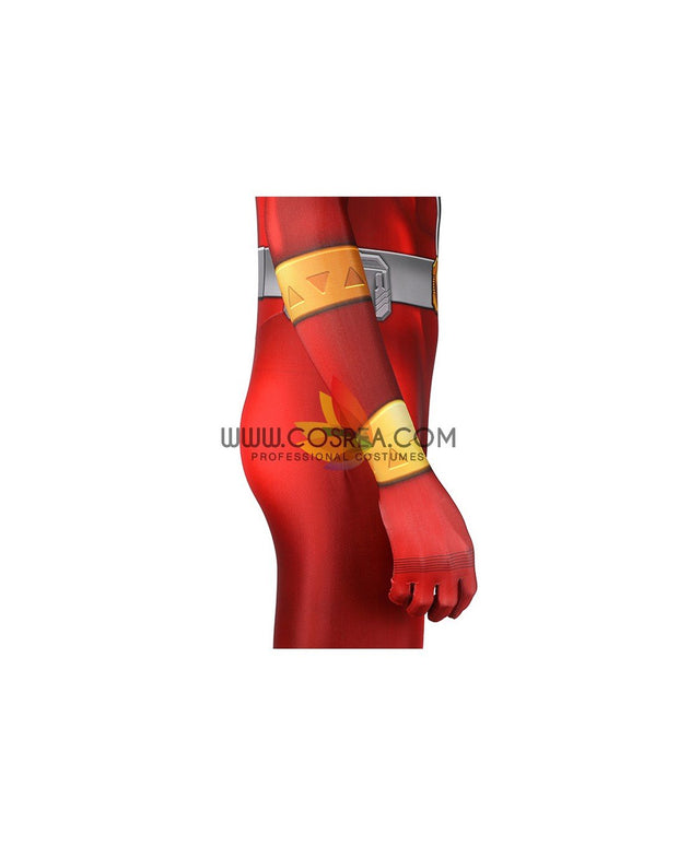 Cosrea K-O Kishiryu Sentai Ryusoulger Red Digital Printed Cosplay Costume