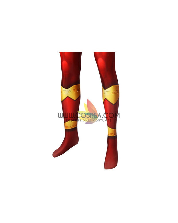 Cosrea K-O Kishiryu Sentai Ryusoulger Red Digital Printed Cosplay Costume