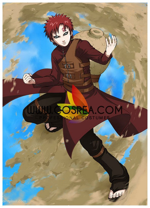 Cosrea K-O Naruto Garra Chunin Exam Cosplay Costume