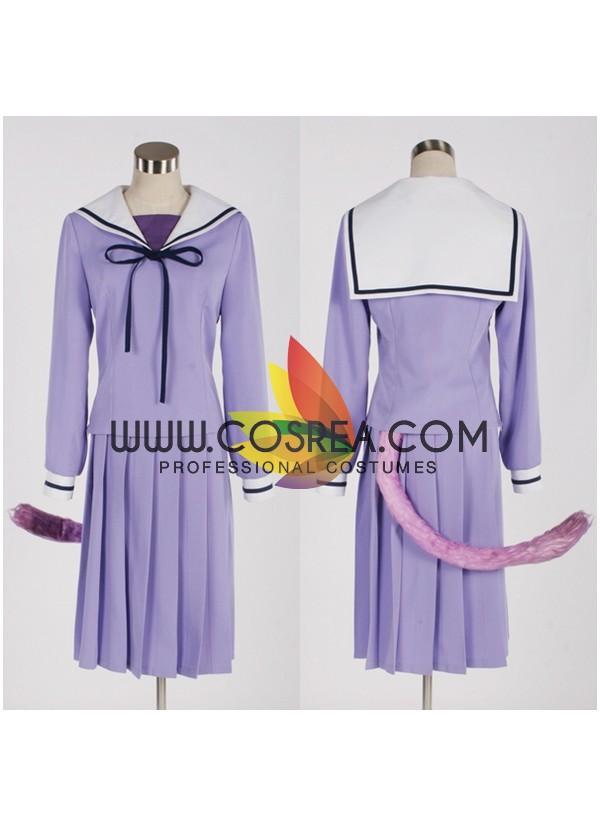 Noragami Hiyori Iki Uniform With Tail Cosplay Costume