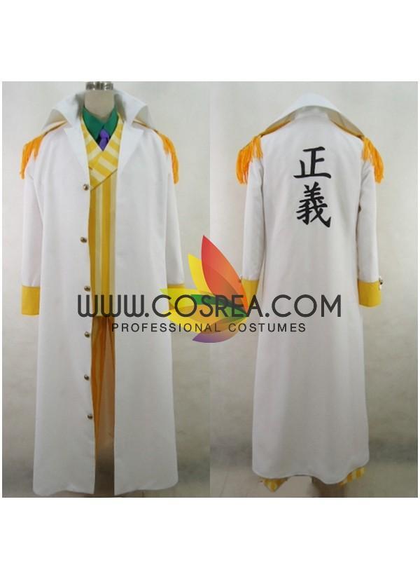 One Piece Admiral Kizaru Borsalino Cosplay Costume