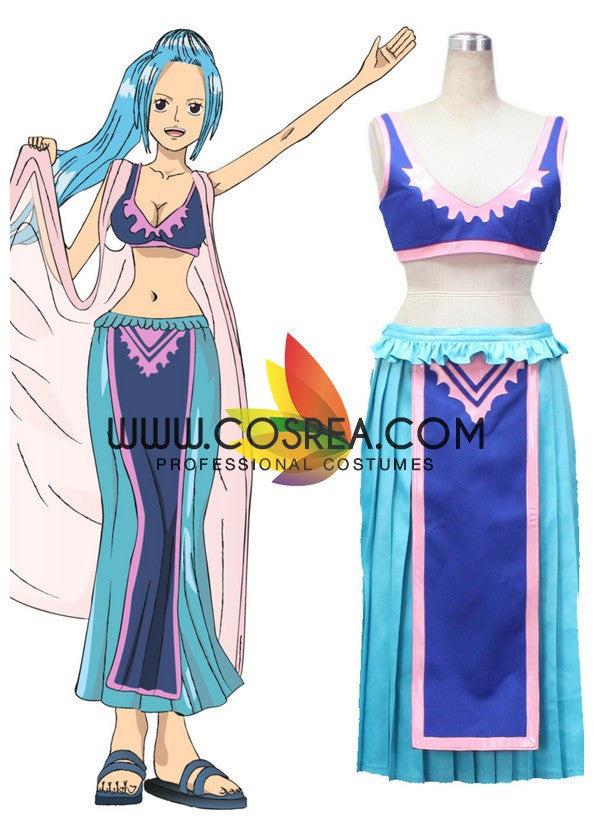Cosrea K-O One Piece Nefertari Vivi Princess Cosplay Costume
