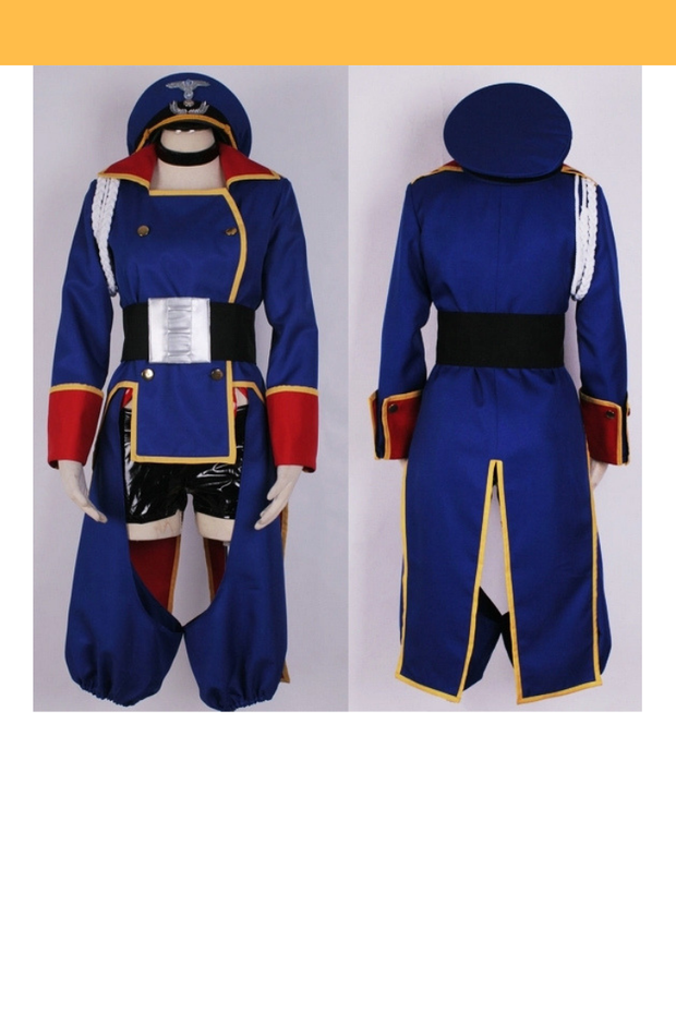 Cosrea K-O Sheryl Macross Frontier Navy Blue Uniform Cosplay Costume