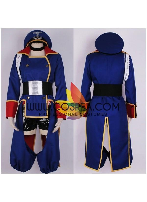Cosrea K-O Sheryl Macross Frontier Navy Blue Uniform Cosplay Costume