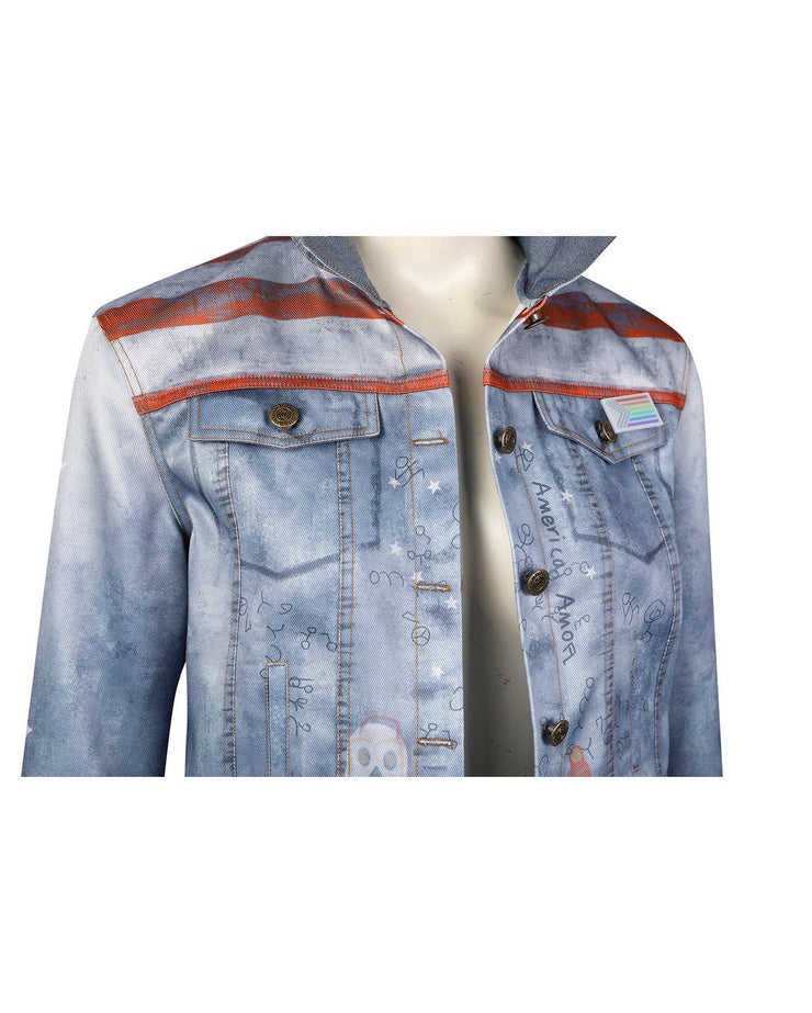 Cosrea Marvel Universe America Chavez Doctor Strange in the Multiverse of Madness Jacket Cosplay Costume