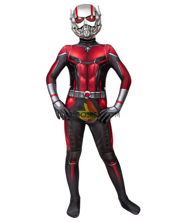 Cosrea Marvel Universe Antman 2 Kids Size Digital Printed Cosplay Costume