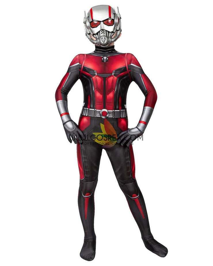 Cosrea Marvel Universe Antman 2 Kids Size Digital Printed Cosplay Costume
