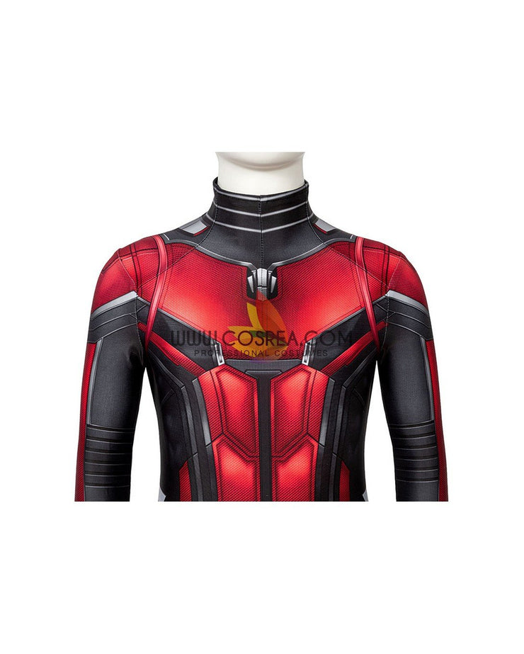 Cosrea Marvel Universe Antman 2 Kids Size Digital Printed Cosplay Costume