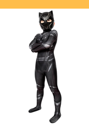 Cosrea Marvel Universe Black Panther Civil War Kids Size Digital Printed Cosplay Costume