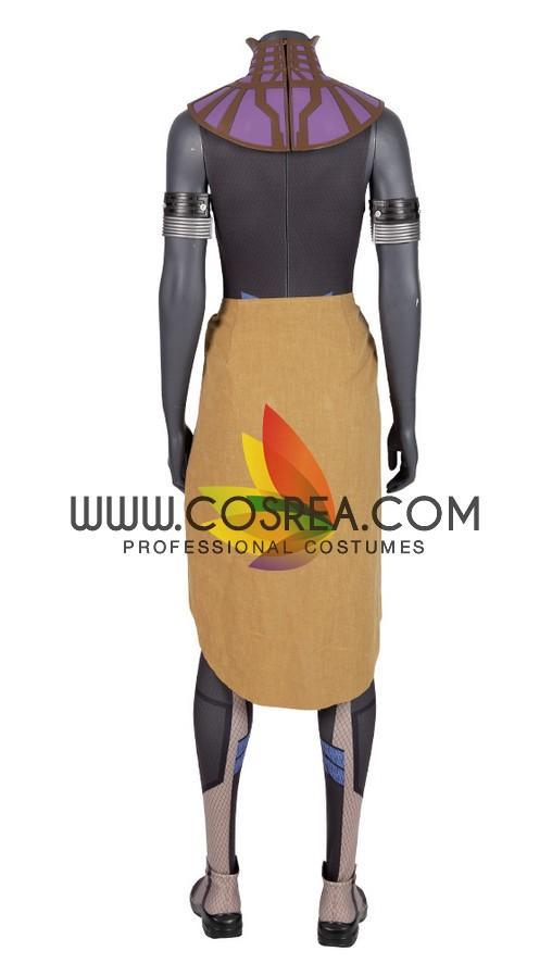 Cosrea Marvel Universe Black Panther Shuri Digital Printed Cosplay Costume