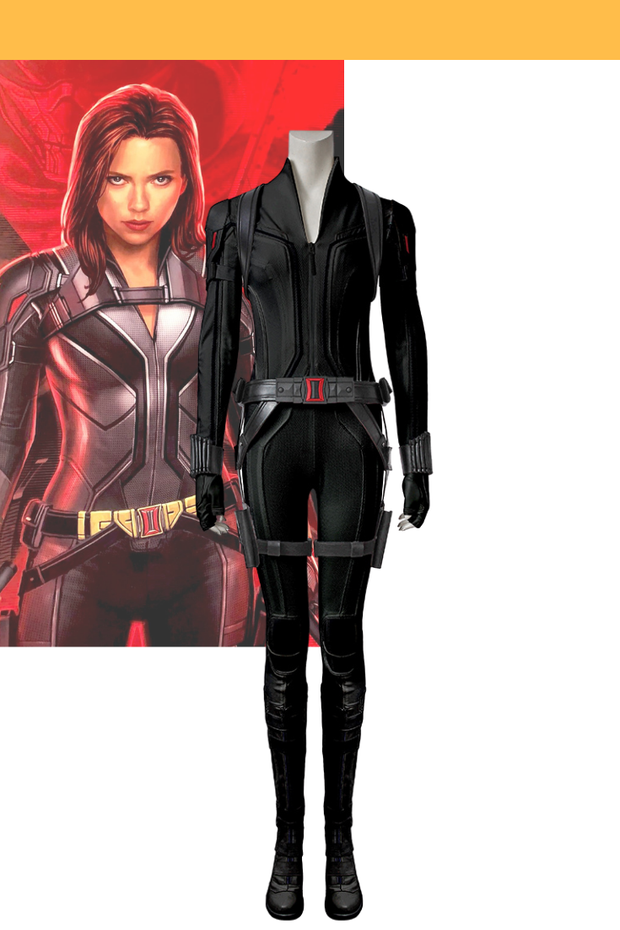 Cosrea Marvel Universe Black Widow 2021 Movie Stealth Black Cosplay Costume