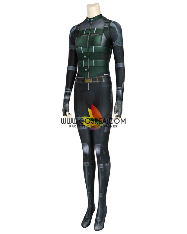 Cosrea Marvel Universe Black Widow 2021 Movie Stealth Green Version Digital Printed Bodysuit