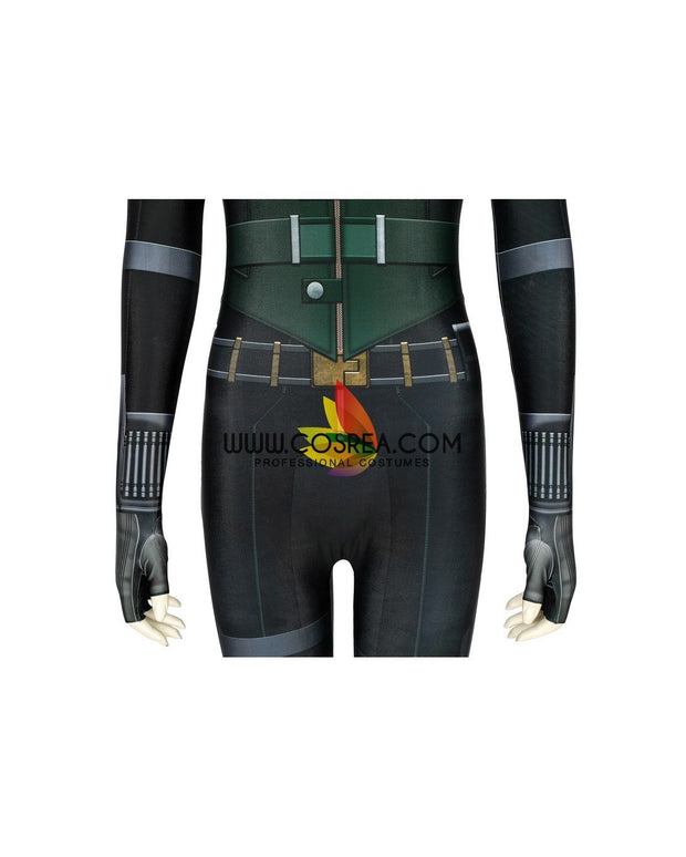 Cosrea Marvel Universe Black Widow 2021 Movie Stealth Green Version Digital Printed Bodysuit