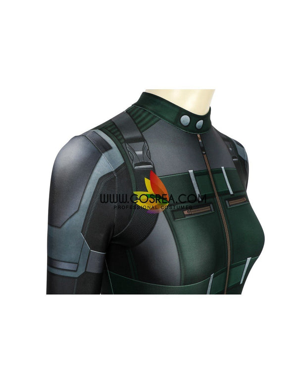 Cosrea Marvel Universe Black Widow 2021 Movie Stealth Green Version Digital Printed Bodysuit