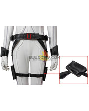 Cosrea Marvel Universe Black Widow 2021 Movie White Cosplay Costume