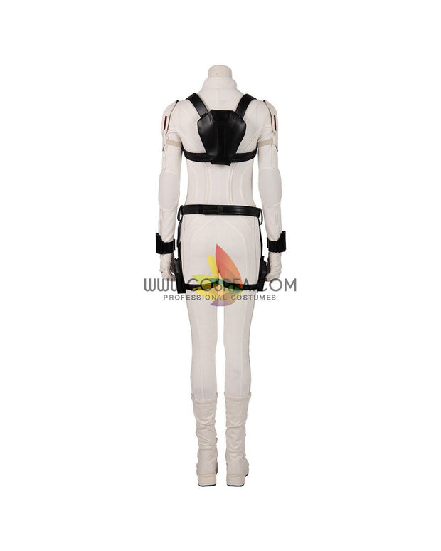 Cosrea Marvel Universe Black Widow 2021 Movie White Cosplay Costume