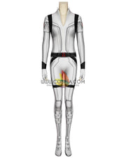 Cosrea Marvel Universe Black Widow 2021 Movie White Digital Printed Cosplay Costume