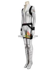 Cosrea Marvel Universe Black Widow 2021 Movie White Digital Printed Cosplay Costume