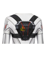 Cosrea Marvel Universe Black Widow 2021 Movie White Digital Printed Cosplay Costume