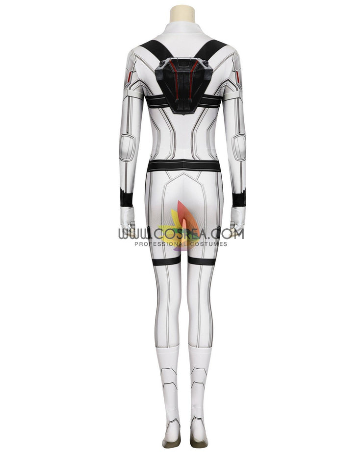Cosrea Marvel Universe Black Widow 2021 Movie White Digital Printed Cosplay Costume