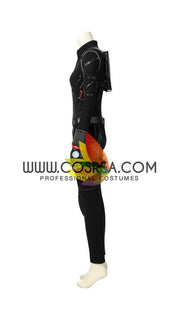 Cosrea Marvel Universe Black Widow Avengers Endgame PU Leather Cosplay Costume
