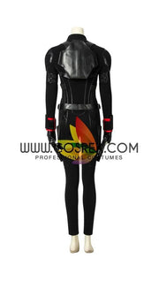 Cosrea Marvel Universe Black Widow Avengers Endgame PU Leather Cosplay Costume
