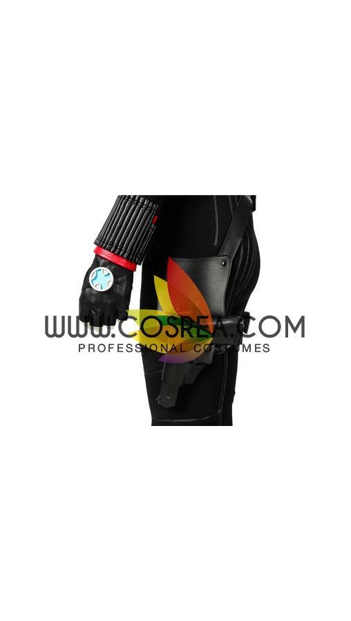 Cosrea Marvel Universe Black Widow Avengers Endgame PU Leather Cosplay Costume