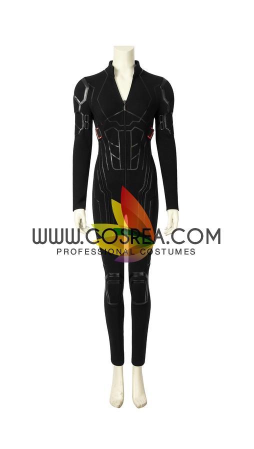 Cosrea Marvel Universe Black Widow Avengers Endgame PU Leather Cosplay Costume