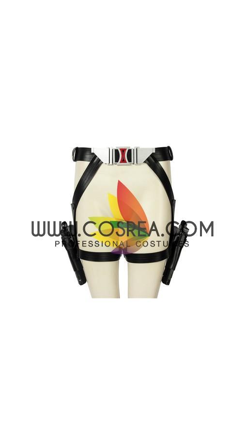 Cosrea Marvel Universe Black Widow Avengers Endgame PU Leather Cosplay Costume