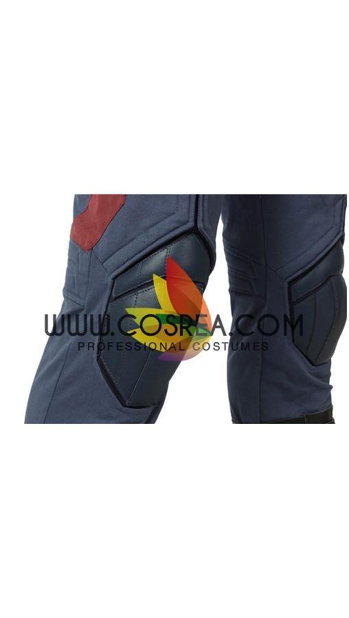 Cosrea Marvel Universe Captain America Avengers Endgame Steel Blue Cosplay Costume