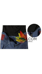Cosrea Marvel Universe Captain America Avengers Endgame Steel Blue Cosplay Costume
