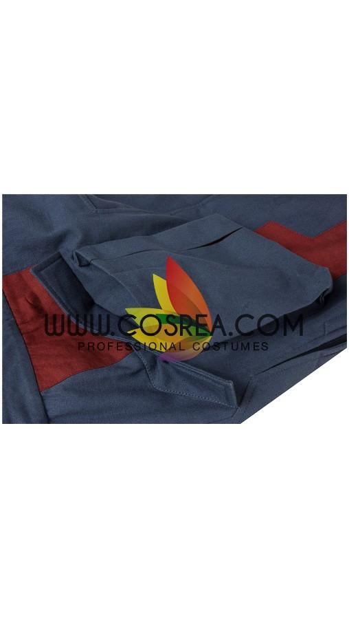 Cosrea Marvel Universe Captain America Avengers Endgame Steel Blue Cosplay Costume