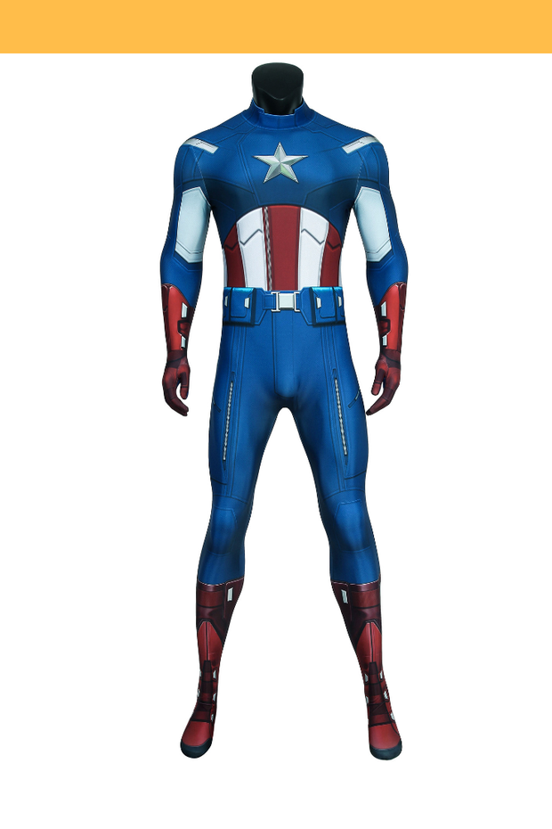 Cosrea Marvel Universe Captain America Digital Printed Cosplay Costume