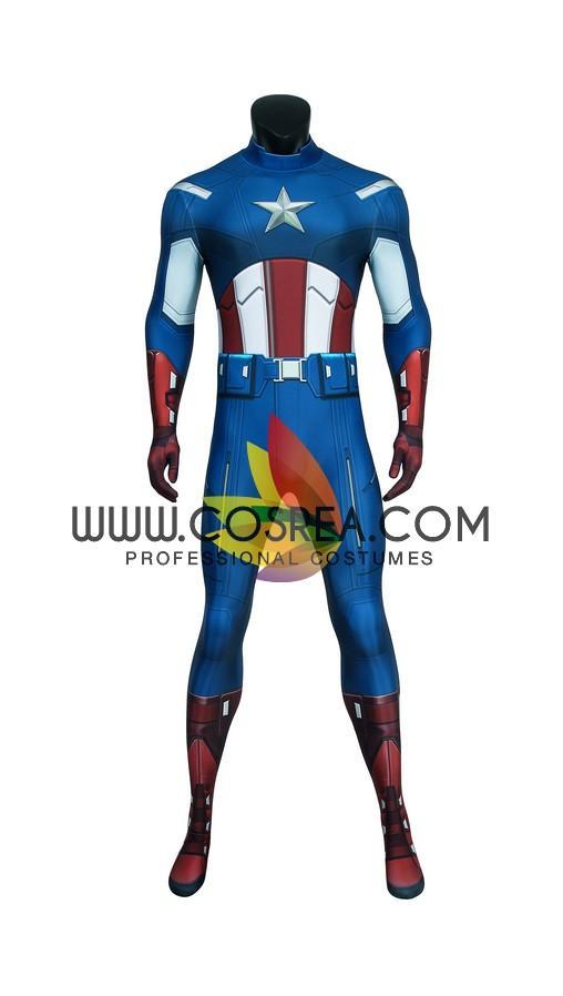 Cosrea Marvel Universe Captain America Digital Printed Cosplay Costume