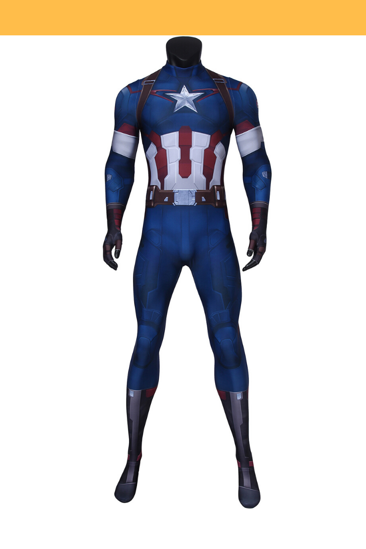 Cosrea Marvel Universe Captain America Ultron Digital Printed Cosplay Costume