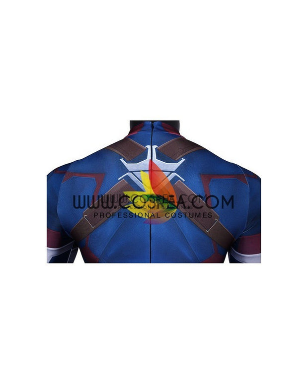 Cosrea Marvel Universe Captain America Ultron Digital Printed Cosplay Costume