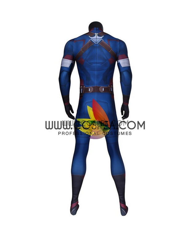 Cosrea Marvel Universe Captain America Ultron Digital Printed Cosplay Costume
