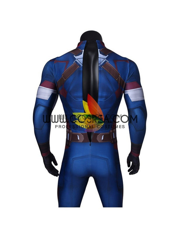 Cosrea Marvel Universe Captain America Ultron Digital Printed Cosplay Costume