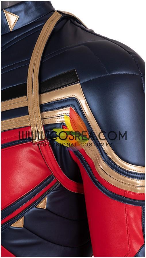Cosrea Marvel Universe Captain Marvel Infinity War Metallic Blue Cosplay Costume