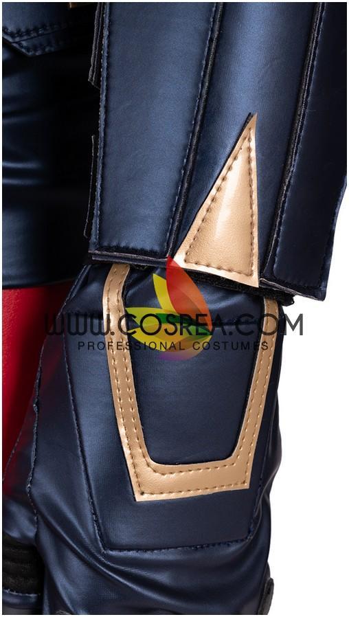 Cosrea Marvel Universe Captain Marvel Infinity War Metallic Blue Cosplay Costume