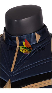 Cosrea Marvel Universe Captain Marvel Infinity War Metallic Blue Cosplay Costume