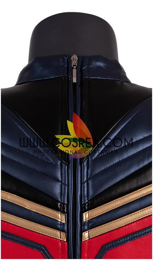 Cosrea Marvel Universe Captain Marvel Infinity War Metallic Blue Cosplay Costume