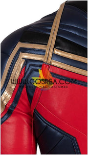 Cosrea Marvel Universe Captain Marvel Infinity War Metallic Blue Cosplay Costume