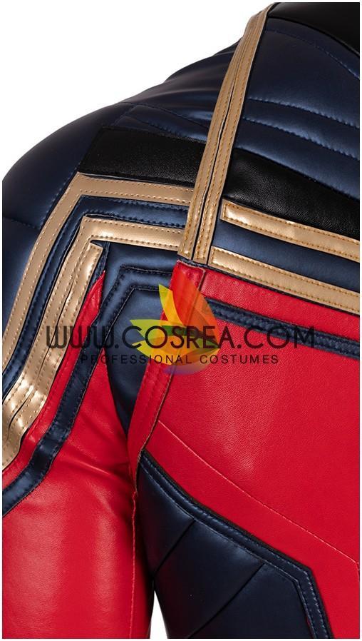 Cosrea Marvel Universe Captain Marvel Infinity War Metallic Blue Cosplay Costume