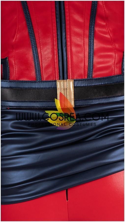 Cosrea Marvel Universe Captain Marvel Infinity War Metallic Blue Cosplay Costume