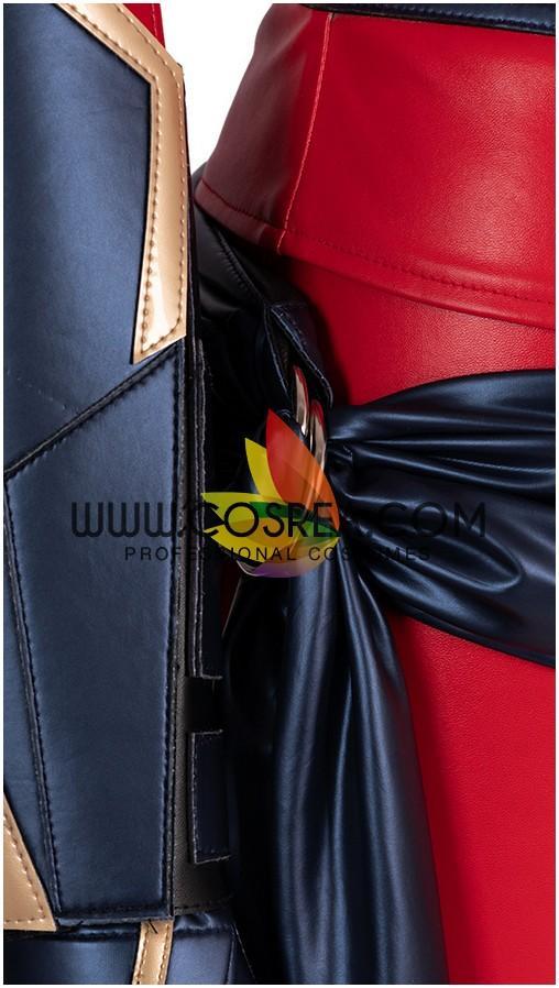 Cosrea Marvel Universe Captain Marvel Infinity War Metallic Blue Cosplay Costume