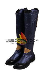 Cosrea Marvel Universe Captain Marvel Infinity War Metallic Blue Cosplay Costume