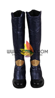 Cosrea Marvel Universe Captain Marvel Infinity War Metallic Blue Cosplay Costume