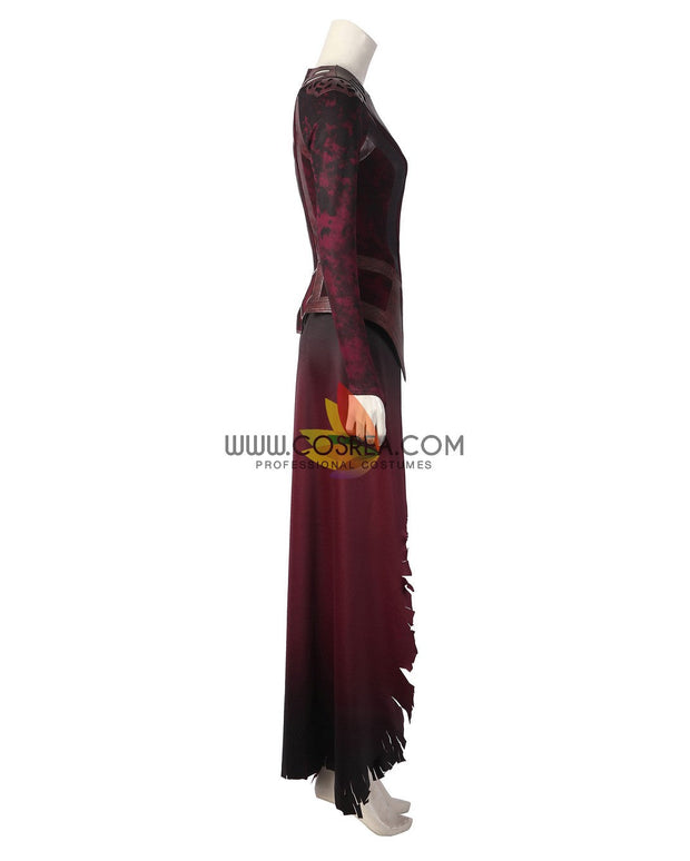 Cosrea Marvel Universe Dark Scarlet Witch Doctor Strange in the Multiverse of Madness Cosplay Costume