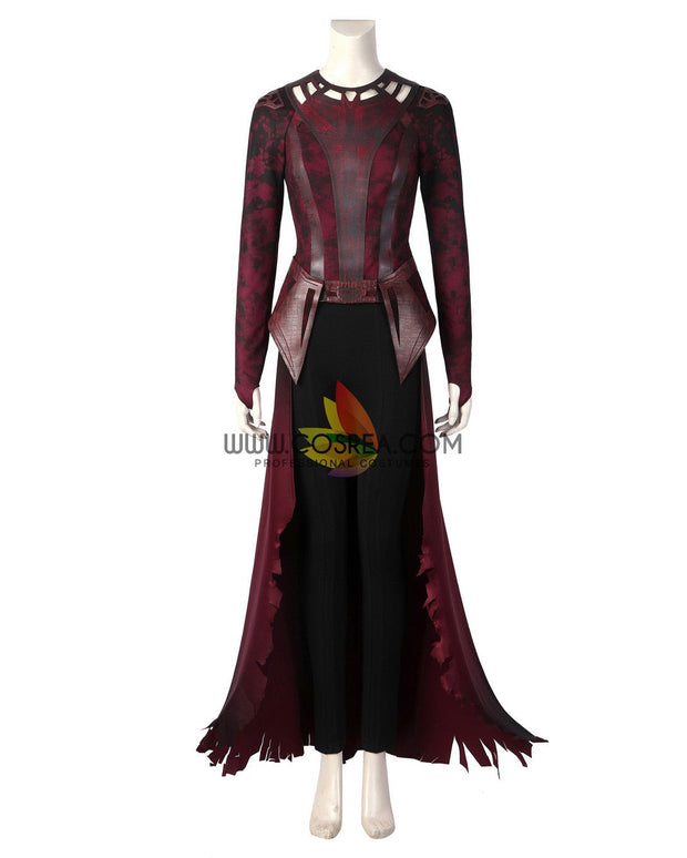 Cosrea Marvel Universe Dark Scarlet Witch Doctor Strange in the Multiverse of Madness Cosplay Costume